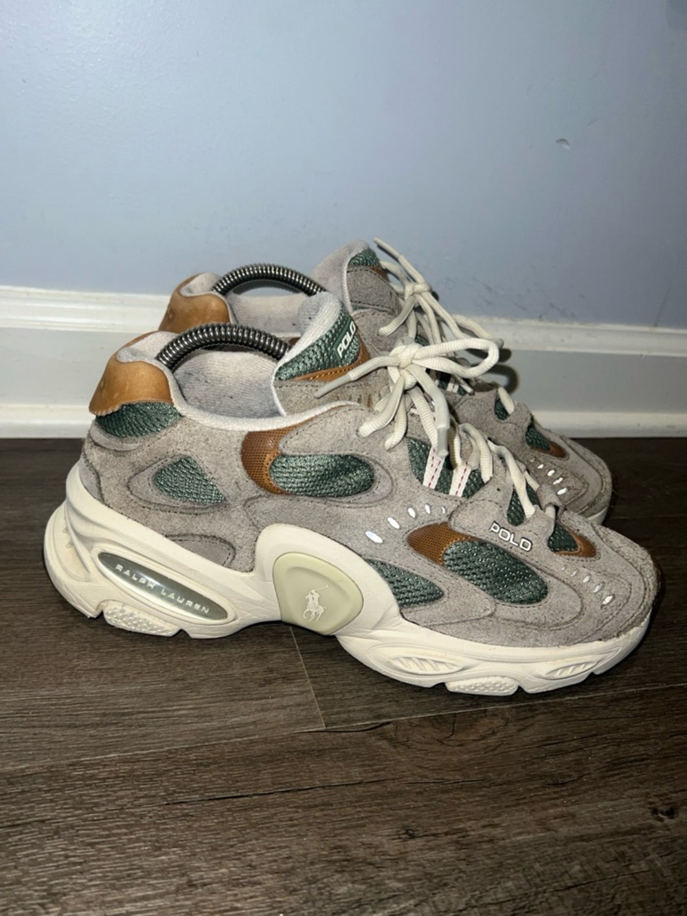 Polo Ralph Lauren Mens Size 9.5 Modern Trainer 100 Sneakers Shoes